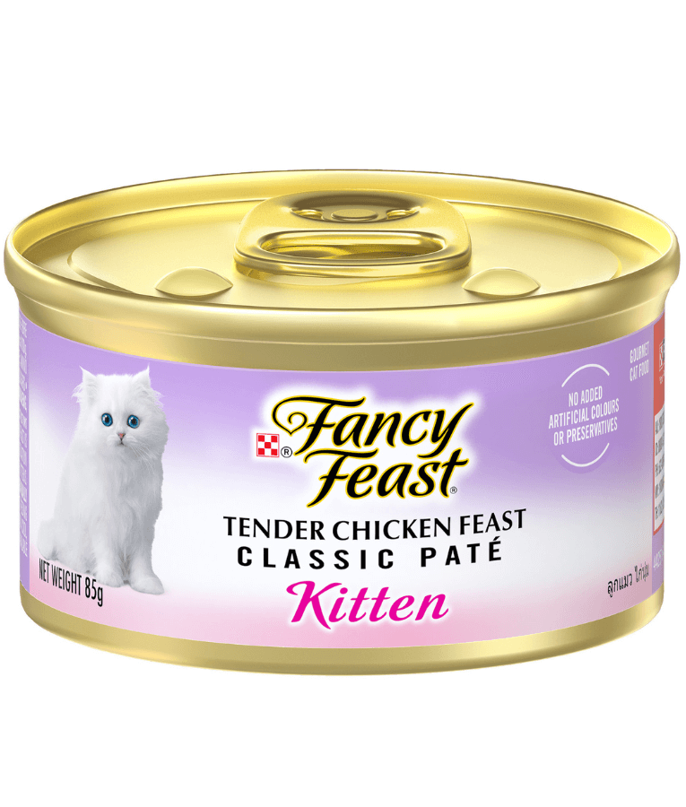 Purina - Fancy Feast Purina Chicken Paté Kitten Wet Cat Food 85g - 1 Can