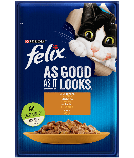 Purina - Felix As Good As It Looks Chicken In Jelly Wet Cat Food 85g - 1 pouch