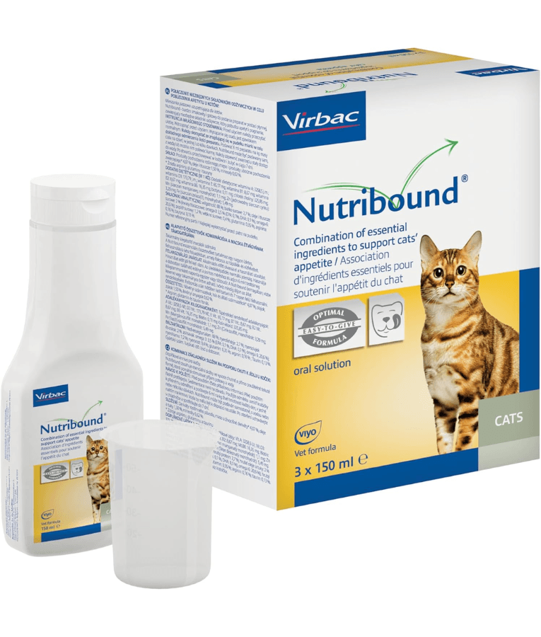 Virbac - Nutribound Recovery Support Liquid Supplement for Cats - 150ml - 1 Bottle