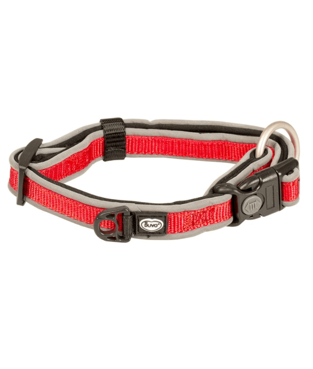 Duvo - Explor West Dog Collar Red (S-M-L-XL) - Small