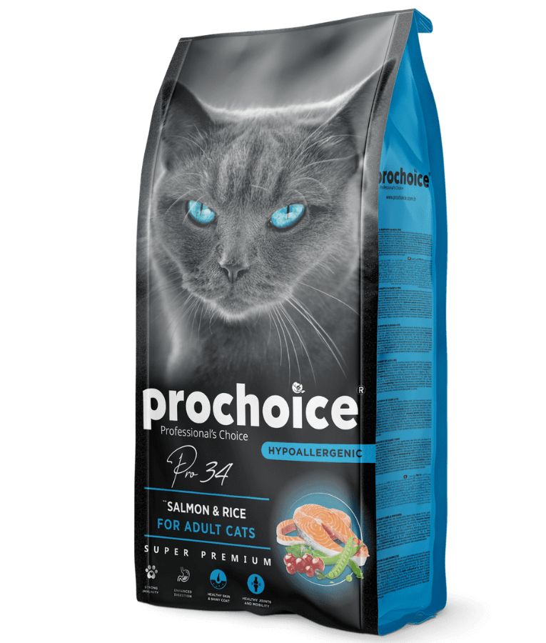 Prochoice - Pro 34 Salmon & Rice For Adult Cats 2kg-15kg - 2kg