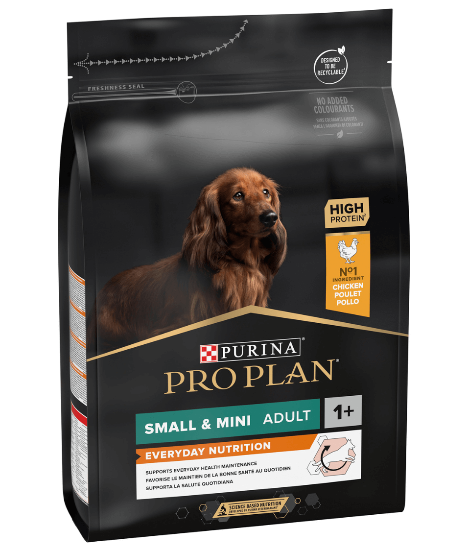 Purina - Pro Plan, Everyday Nutrition Small and Mini Adult, Dry Dog food with Chicken 3kg - 7kg - 3kg