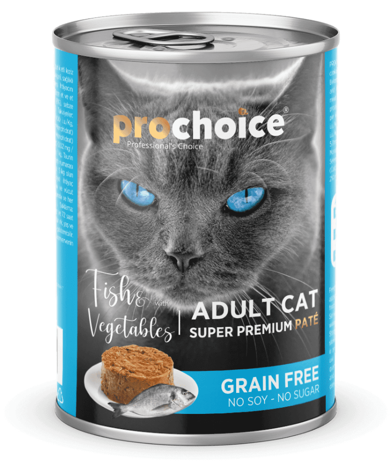 Prochoice - Adult Cat Premium Pate With Fish & Vegetables 400g - 1 Can