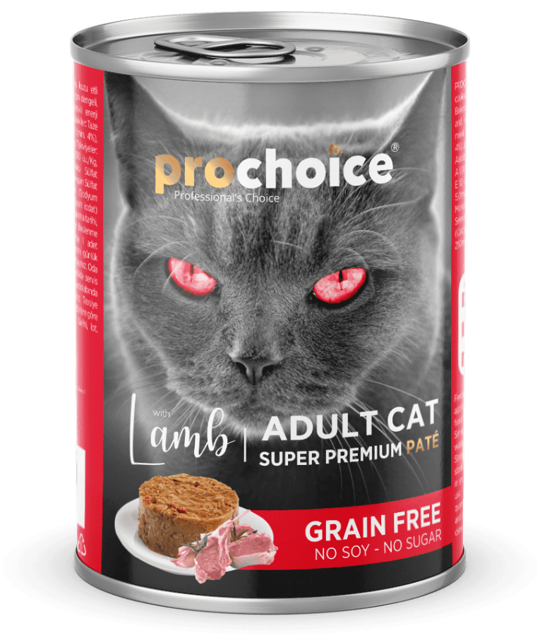 Prochoice - Adult Cat Premium Pate With Lamb 400g - 1 Can