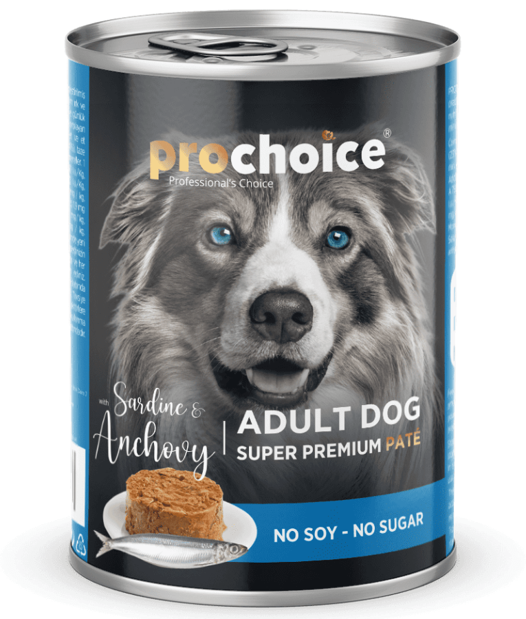 Prochoice - Adult Dog Premium Pate Sardine & Anchovy 400g - 1 Can