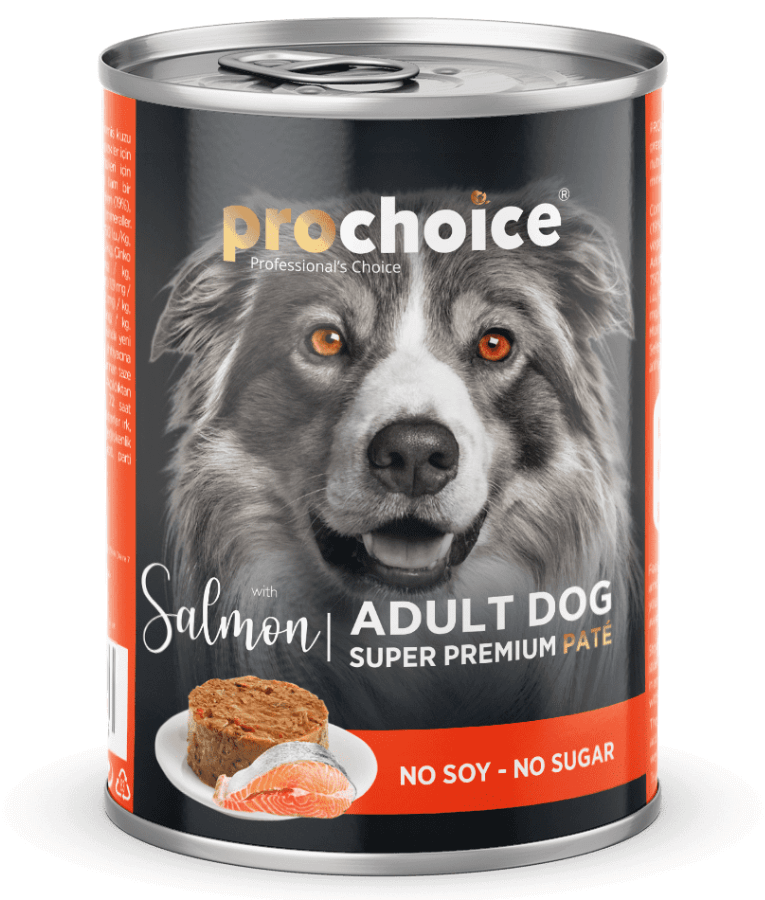 Prochoice - Adult Dog Premium Pate With Salmon & Rice 400g - 1 Can