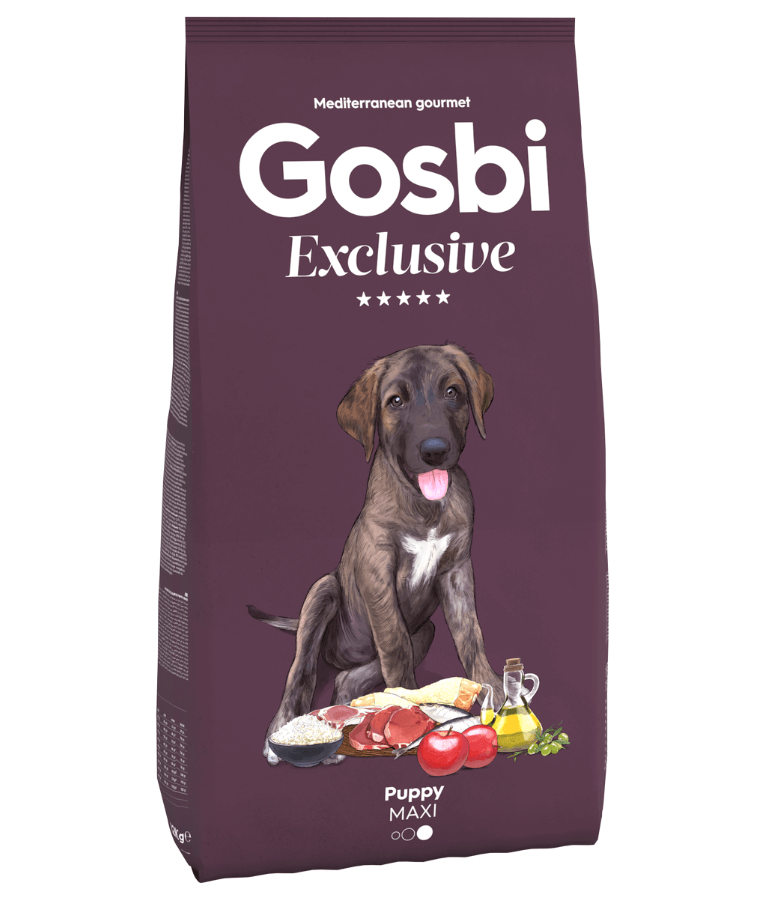 Gosbi - Exclusive, Hypoallergenic Chicken Puppy Dry Dog Food For Large Breeds 3kg-12kg - 3kg