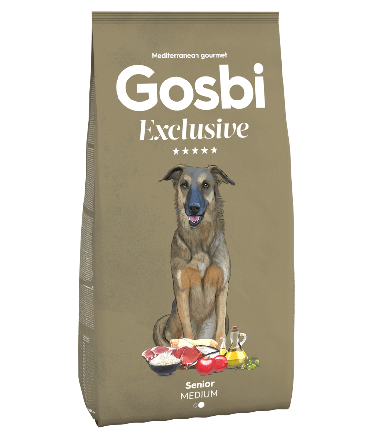 Gosbi - Exclusive, Hypoallergenic Chicken Senior Dry Dog Food For Medium and Large Breeds 3kg, 12kg - 3kg