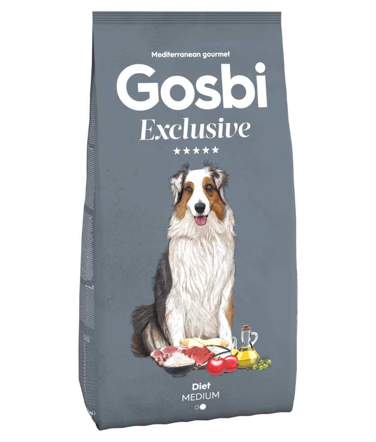 Gosbi - Exclusive, Hypoallergenic Diet Chicken Adult Dry Dog Food For Medium Breeds 3kg, 12kg - 3kg