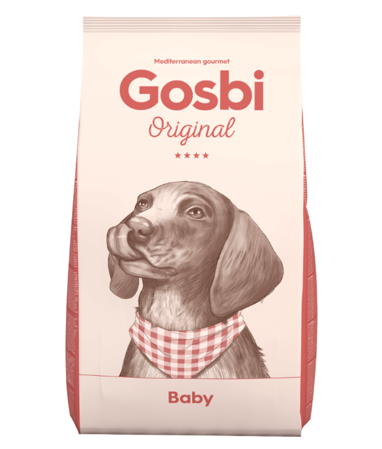 Gosbi - Original, Baby Chicken Dry Dog Food For All Breed 3kg-12kg - 3kg