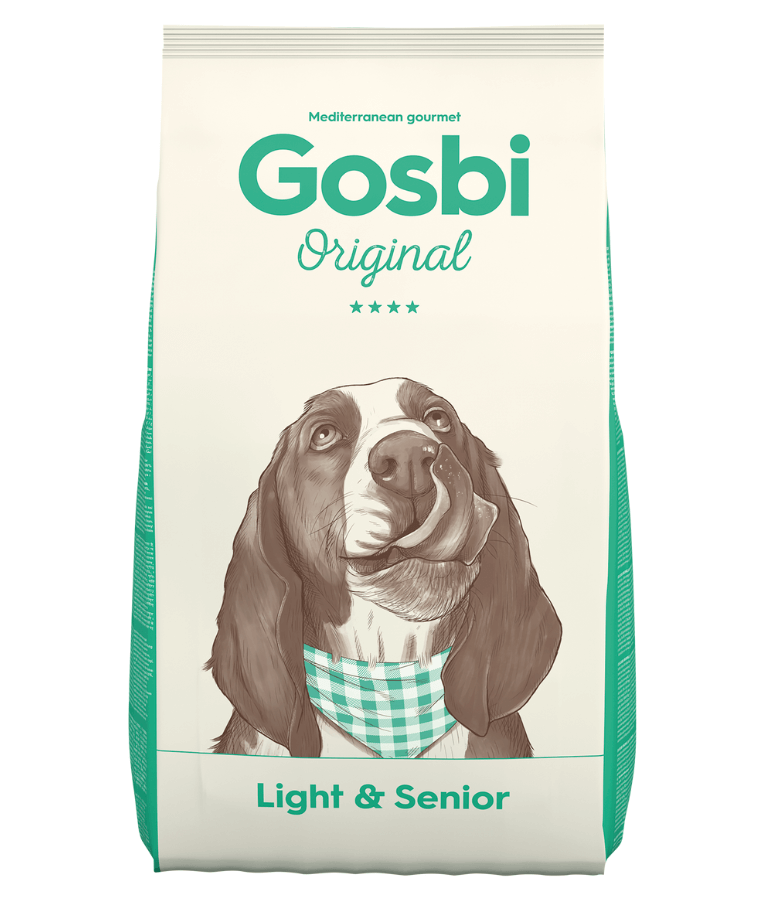 Gosbi - Original, Chicken Light & Senior Dry Dog Food For All Breeds 3kg-12kg - 3kg