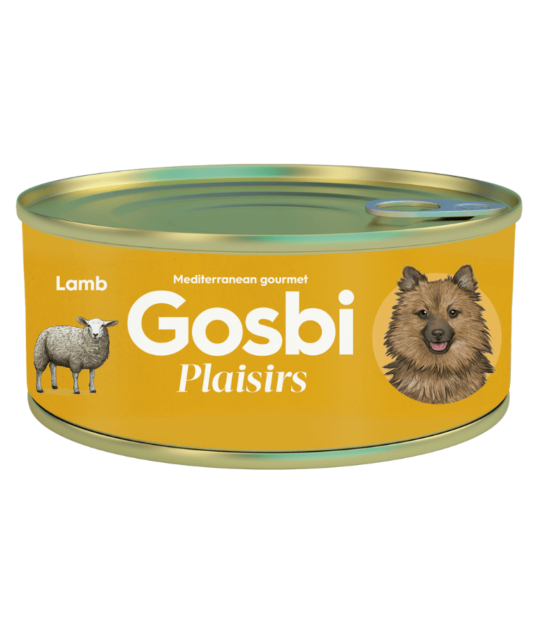 Gosbi - Plaisirs, Grain-Free Lamb Adult Complementary Wet Dog Food – Monoprotien Hypoallergenic For Sensitive Digestion 185g-400g - 185g