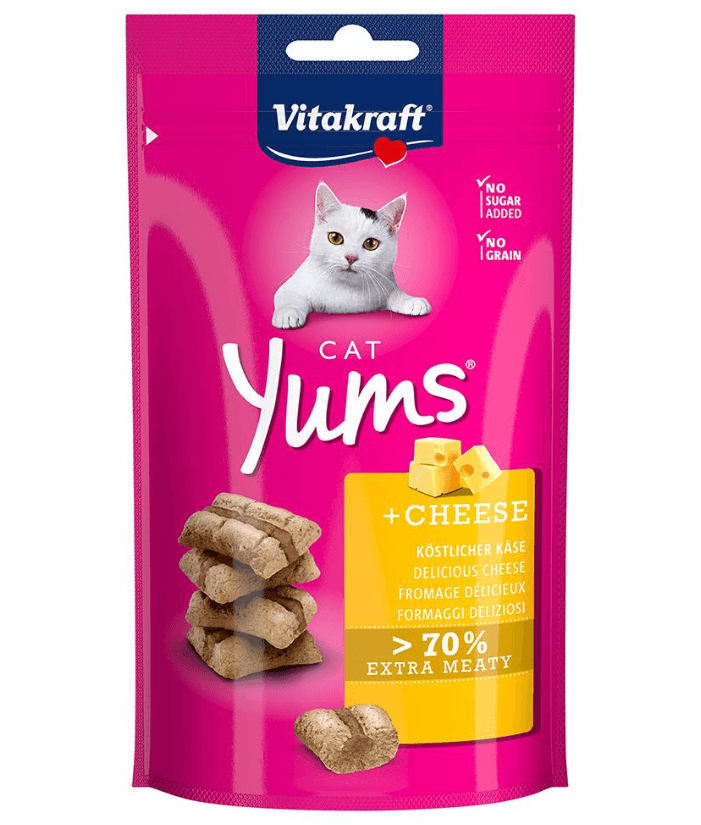 Vitakraft - Cat Yums, Soft Bites With Cheese - 40g - 1 Pouch