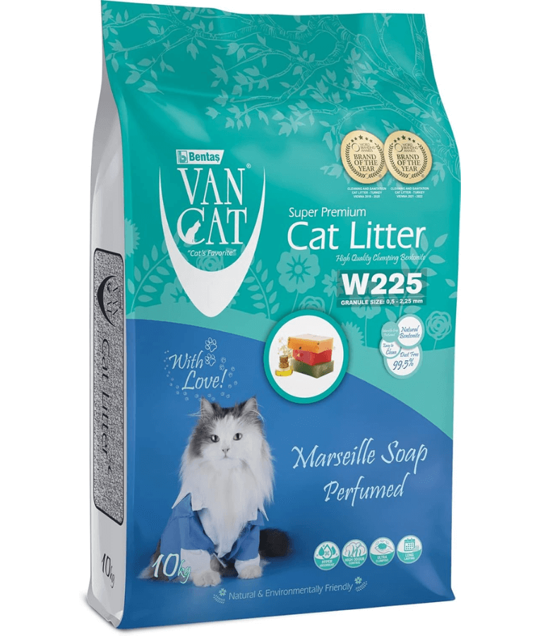 VanCat - Marseille Soap Clumping Cat Litter, High Odor Control - 5kg, 10kg - 5kg (6L)