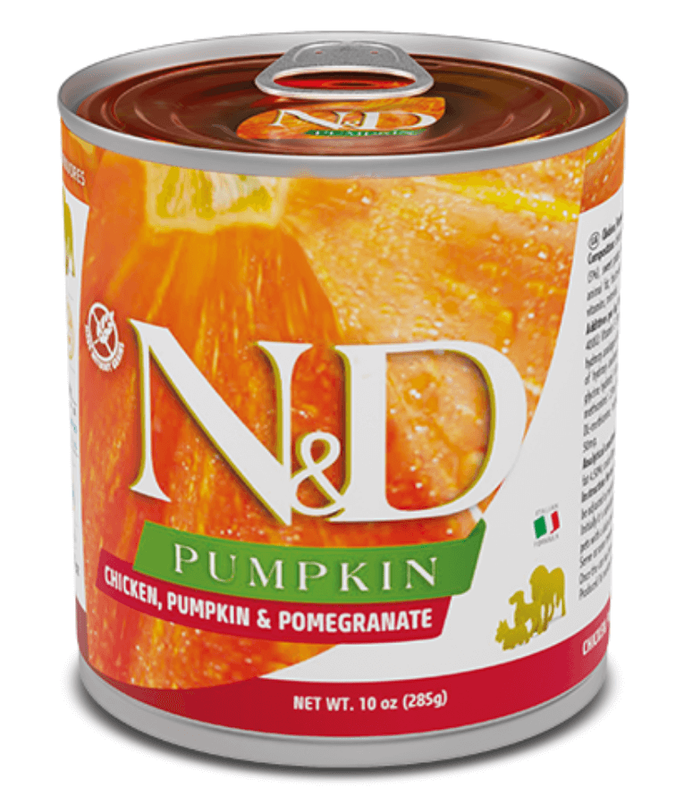 Farmina - N&D Pumpkin, Chicken, and Pomegranate Dog Wet Food In Gravy, Adult - 285g - 1 Can