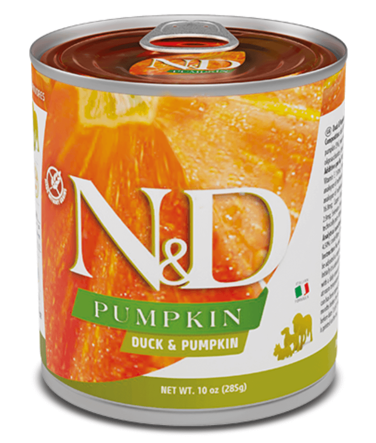 Farmina - N&D Pumpkin, Duck, Adult Dog Wet Food In Gravy, for a Healthy Digestion - 285g - 1 Can