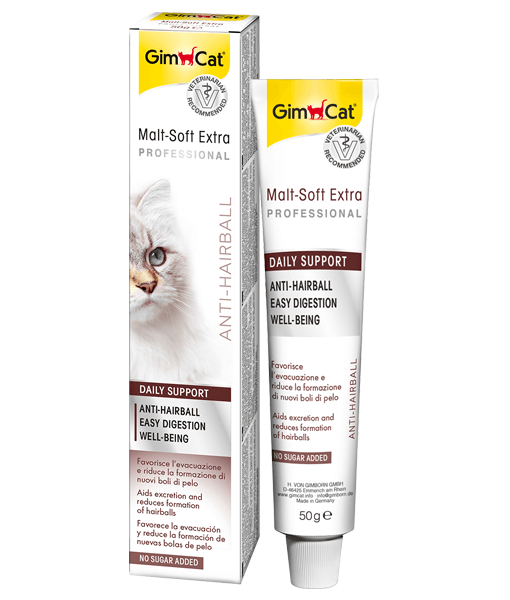 GimCat - Malt-Soft Extra Paste, Malt Extract, Beta-Glucan, Anti-Hairball Support, Digestive Health, All Life Stages - 20g - 50g - 100g - 20 g