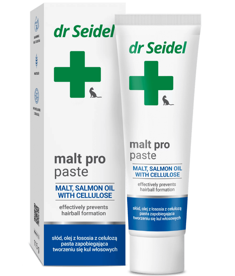 Dr Seidel - Malt Pro Paste, Salmon Oil, Cellulose, Hairball Control - 115g