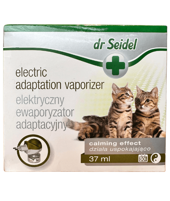 Dr Seidel - Electric Adaptation Vaporizer, Calming Behavioral Support, Stress & Anxiety Relief for Cats - 37 ml - Refill - Machine