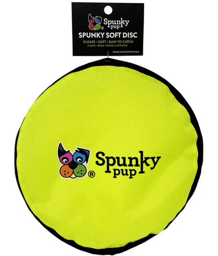 Spunky Pup - Soft Disc, Lightweight Floating Fetch Toy for Dogs
