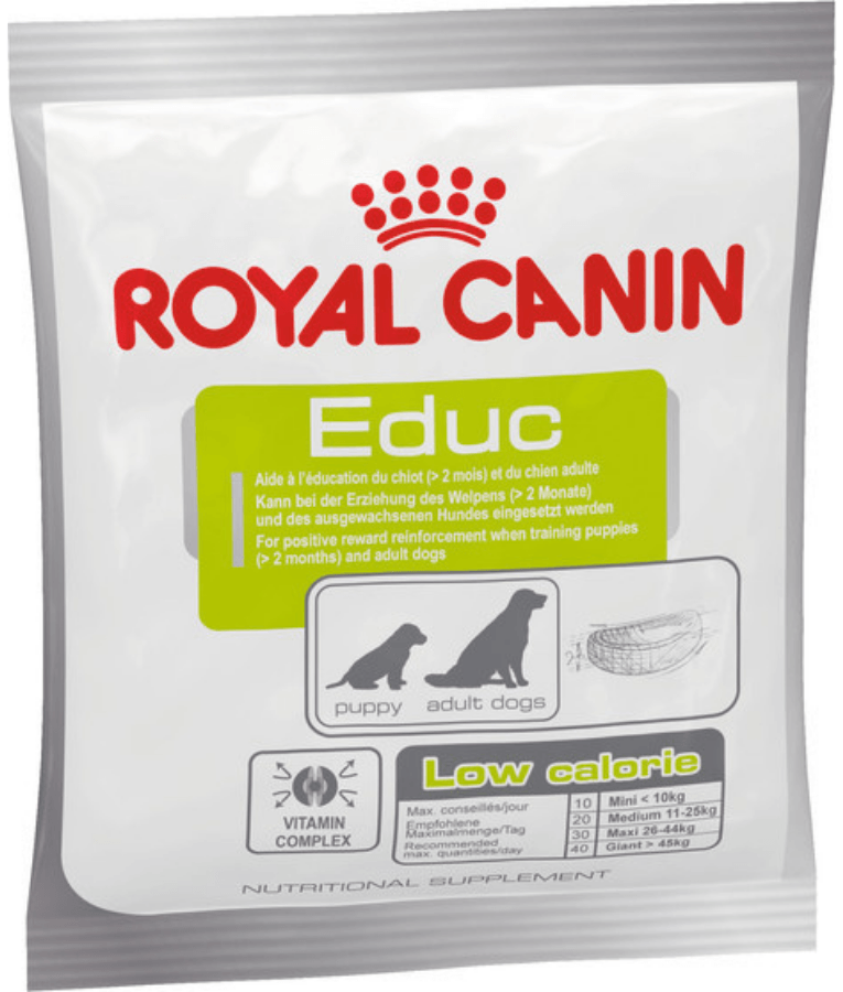 Royal Canin - Educ, Low Calorie, Training Reward, Puppy & Adult Dog Treats - 50g