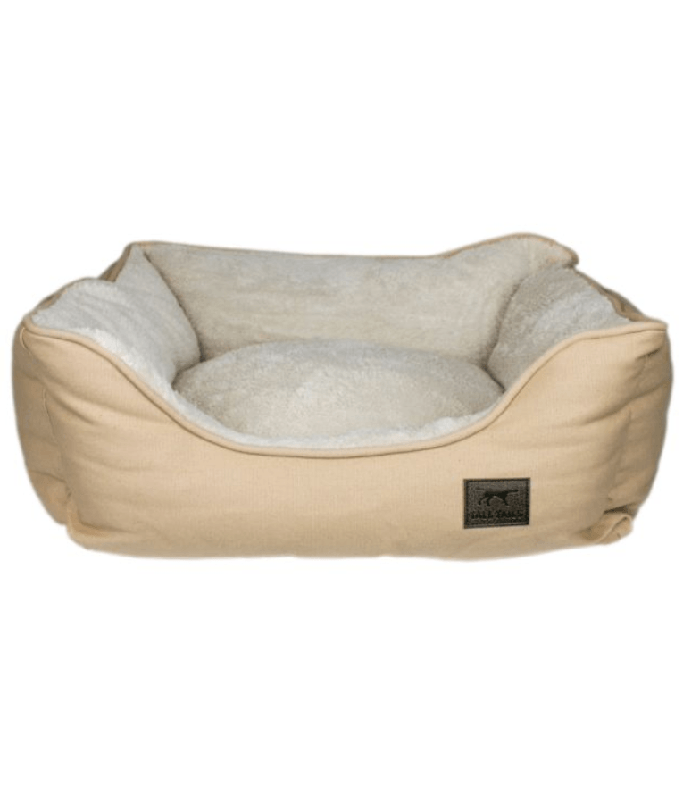 Tall Tails - Dream Chaser Bolster Dog Bed - Beige - M, L - Medium 85 × 60 × 10 cm