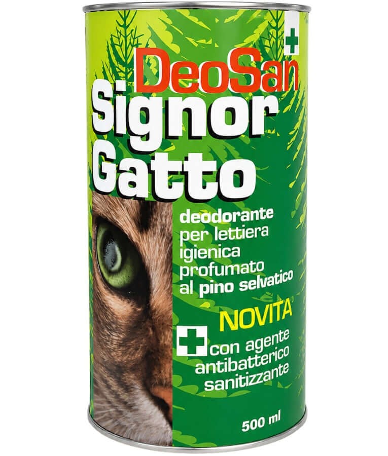 Signor Gatto - Cat Litter Deodorizer, Pine Scent, Hygienic Litter Freshener - 500 ml