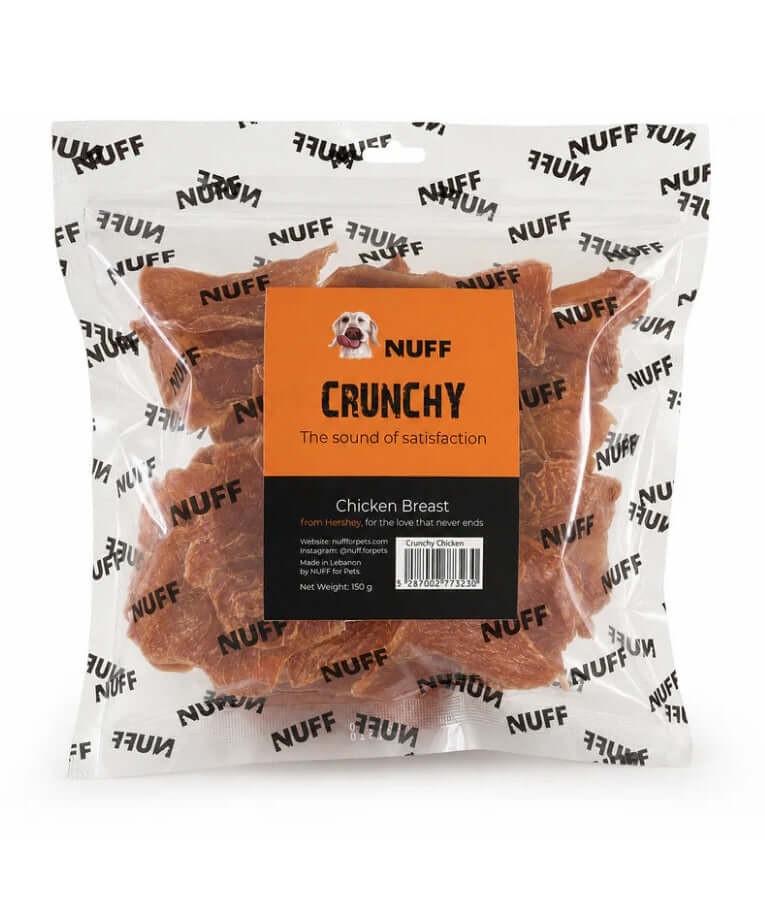 NUFF - Crunchy With Chicken Breast, Gently Dried High-Protein Treats, For Dogs - 150g