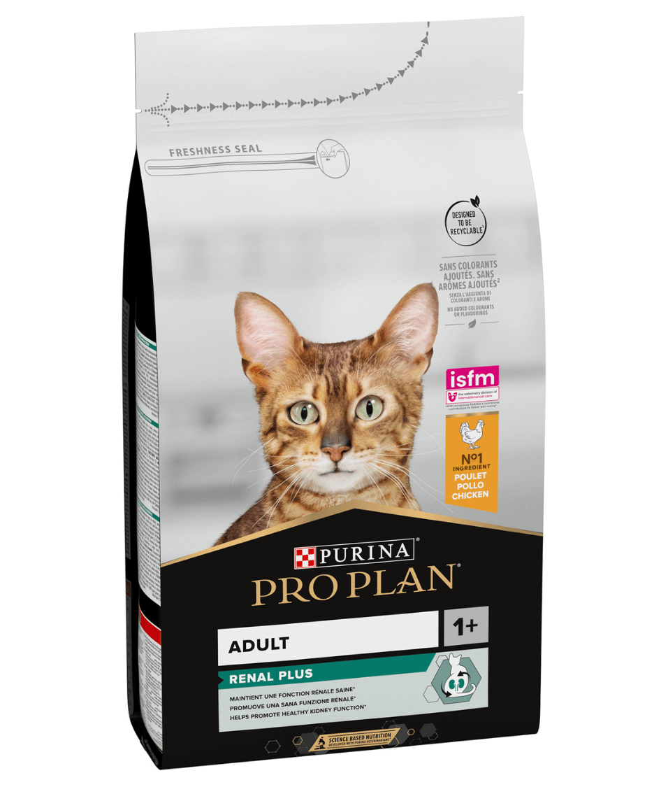Purina - Pro Plan, Adult Renal Plus Everyday Dry Cat Food with Chicken - 1.5kg - 10kg - 1.5 kg