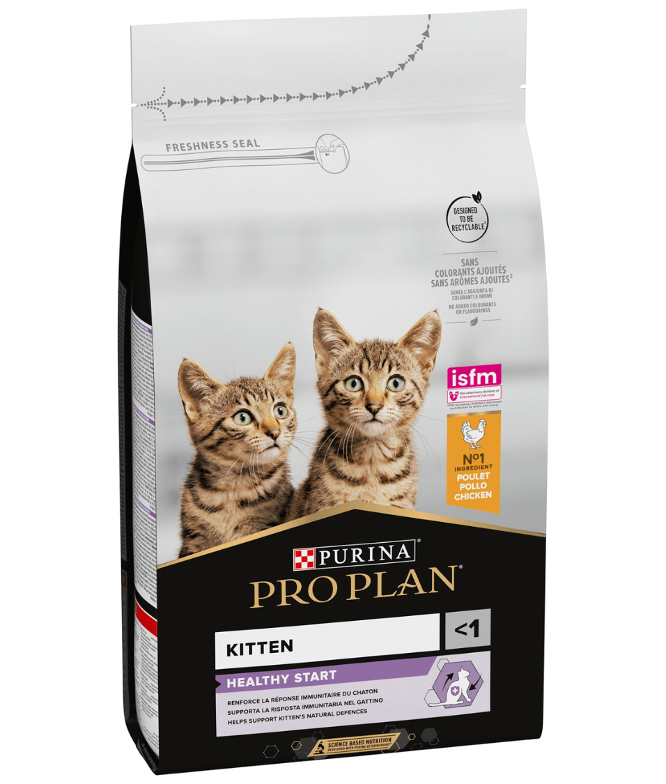 Purina - Pro Plan, Kitten Healthy Start Dry Cat Food with Chicken - 0.4kg - 1.5kg - 3kg - 0.4 kg