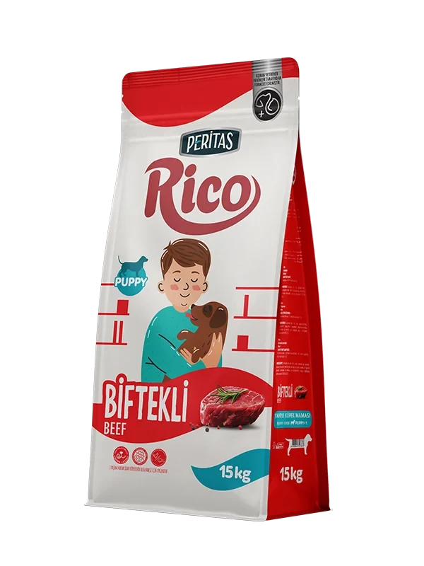 Rico Beef Puppy Dry Dog Food, 15kg