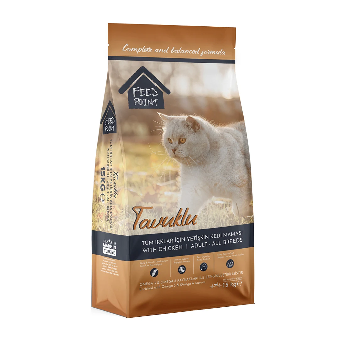 Feedpoint Cat Food with Chicken, 15kg