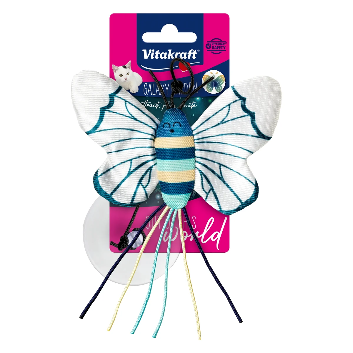 Vitakraft Galaxy Garden Butterfly Cat Toy