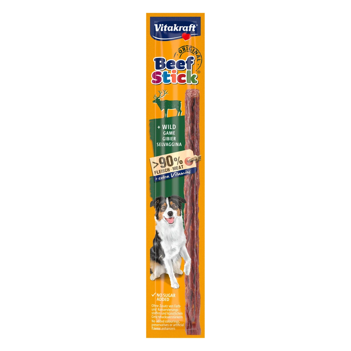 Vitakraft Beef Stick Game Dog Treat, 1 Stick