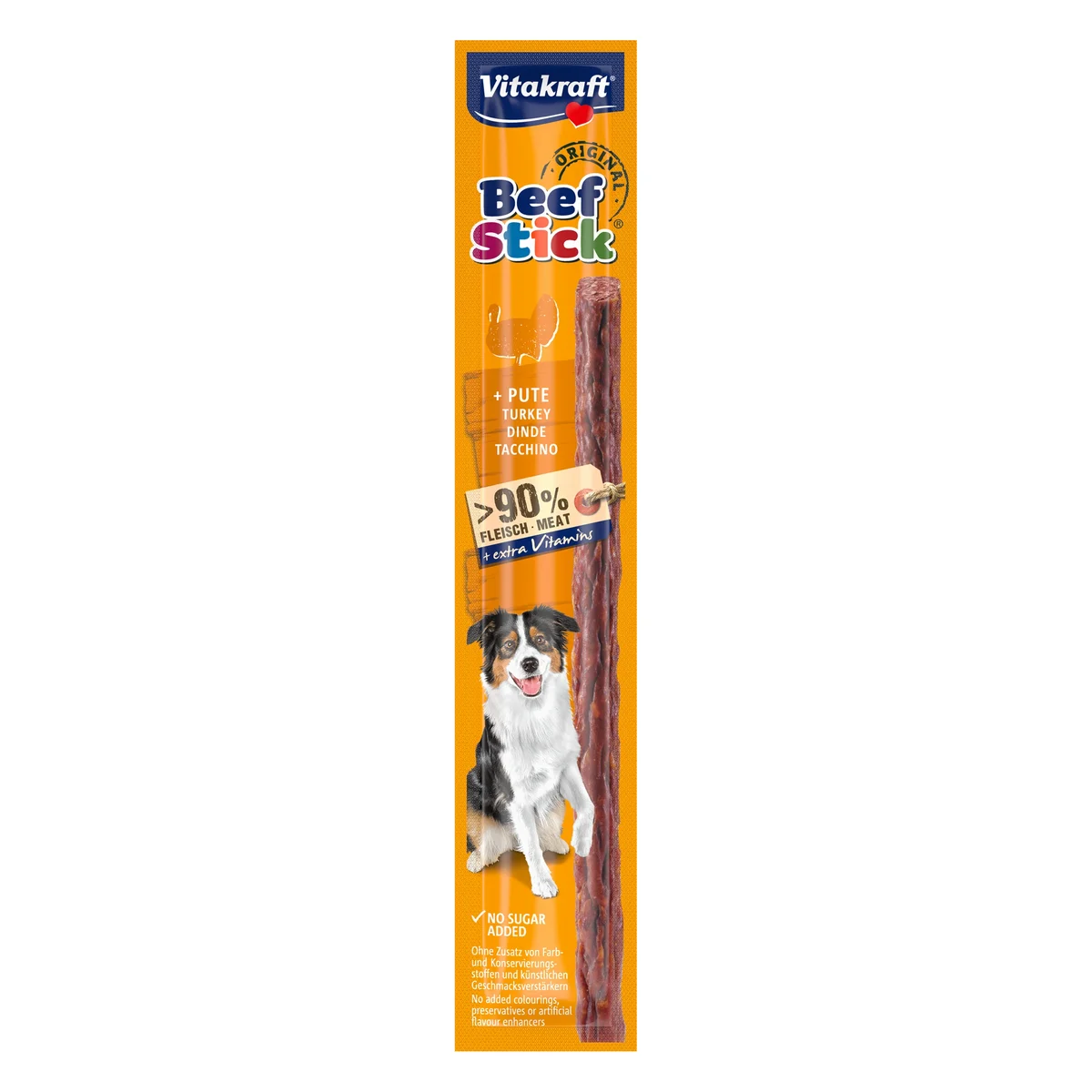 Vitakraft Beef Stick Poultry Dog Treat, 1 Stick