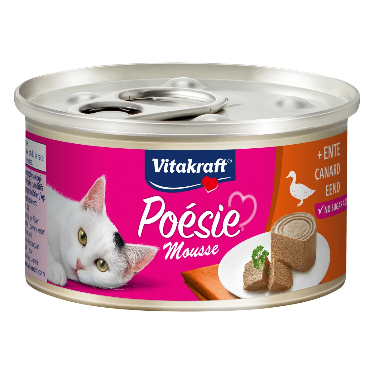 Vitakraft Poésie Mousse Duck Wet Cat Food, 85g