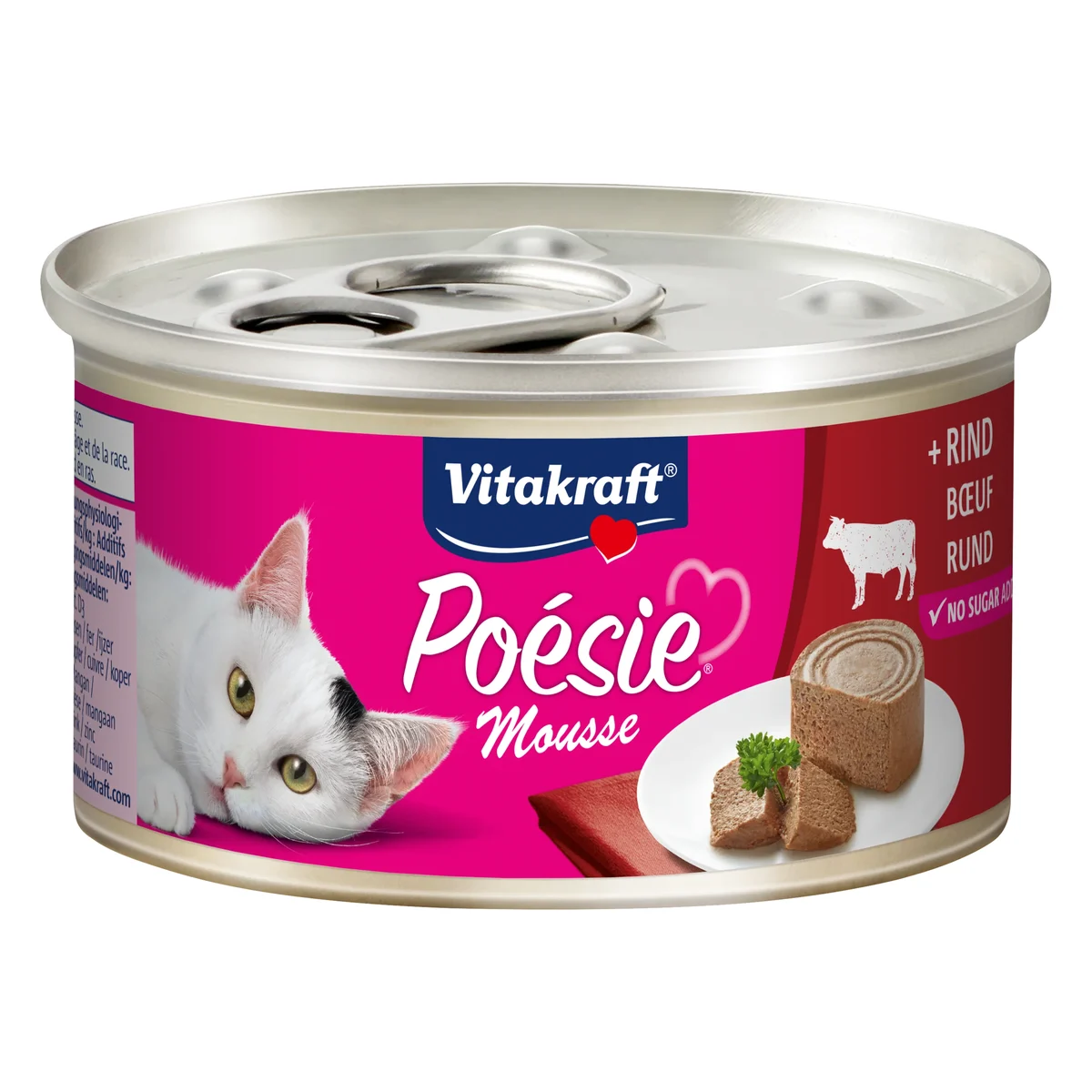 Vitakraft Poésie Mousse Beef Wet Cat Food, 85g