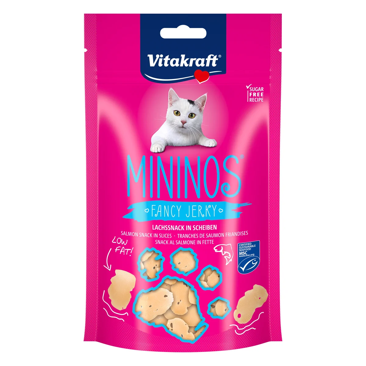 Vitakraft Mininos Salmon Cat Treat, 40g