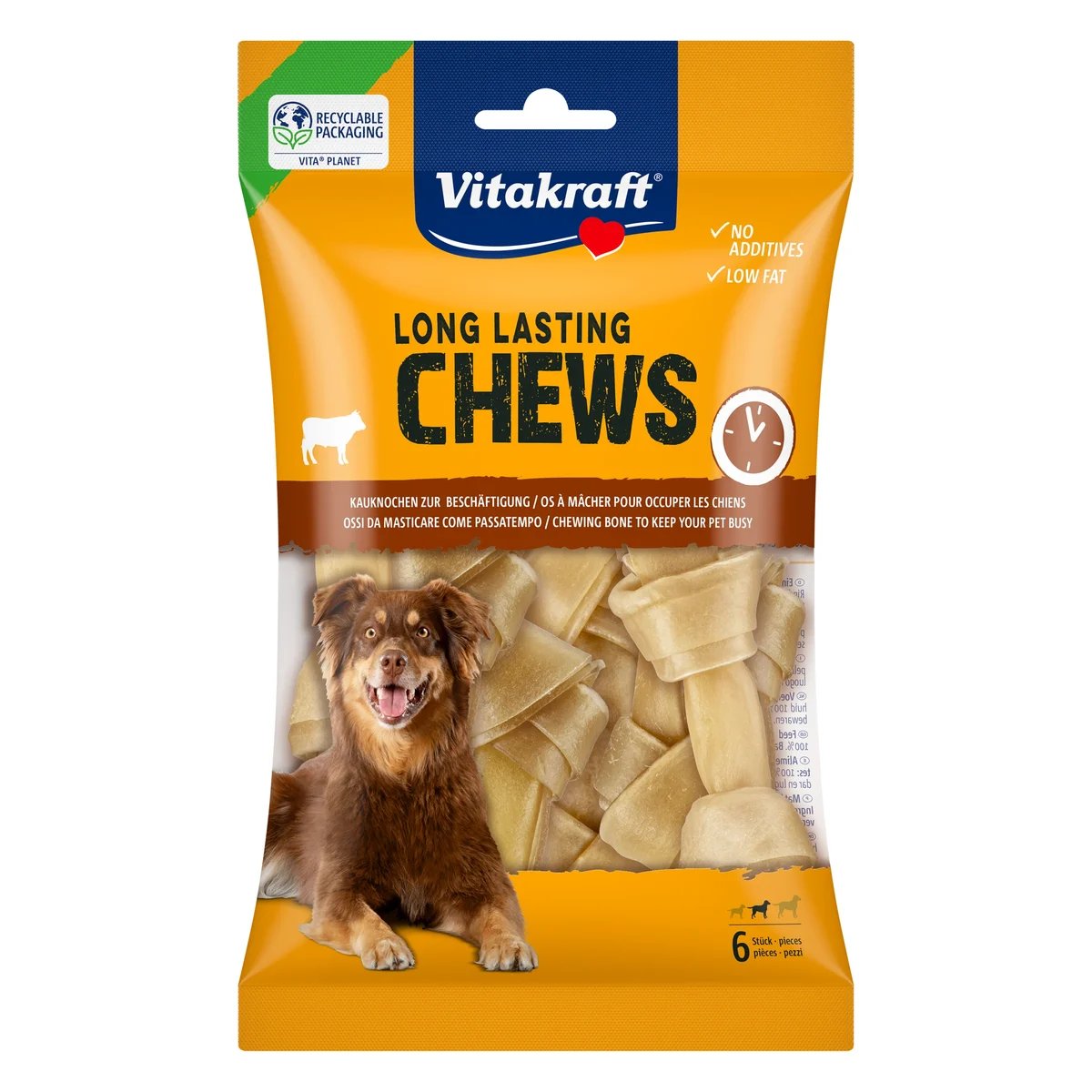 Vitakraft Chews Intens Knotted Chew Bones 10cm, 173g